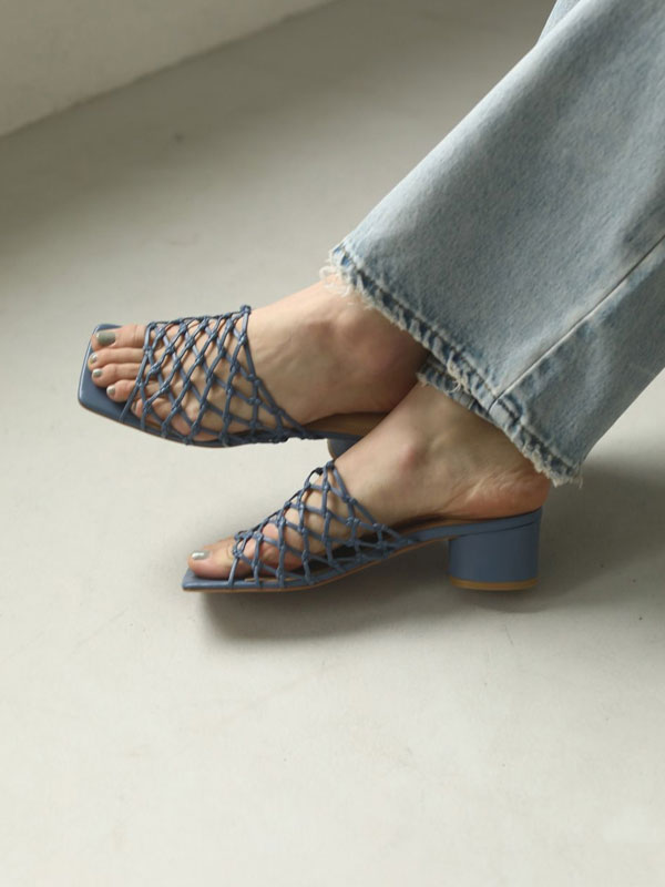 TODAYFUL トゥデイフル Leather Mesh Sandals 12011052