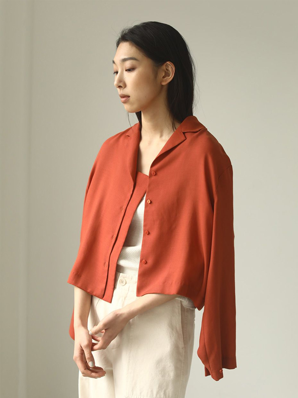 2020 Summer Collection TODAYFUL トゥデイフル Twill Openneck Shirts 12010424