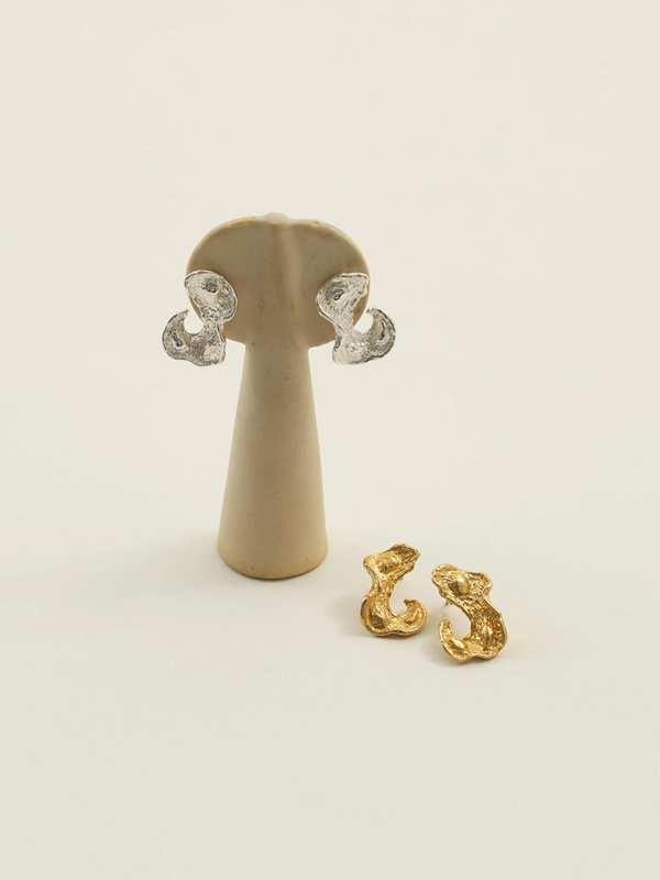 2020 Spring Collection TODAYFUL トゥデイフル Antique Curve Pierce (Silver925) 12010905