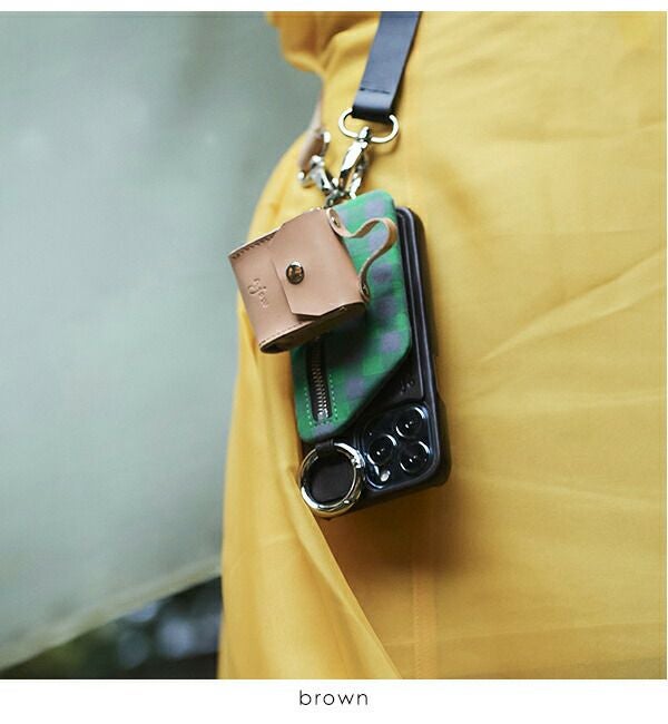 即納】 【新SE/8/7/6対応】エジュー ajew ajew cadenas check leather