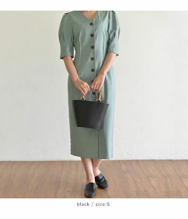 ajew エジュー TAN leather check basket（S） ot2021002