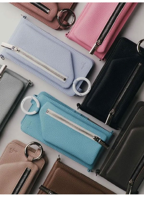 ajew エジュー ajew cadenas vertical zipphone case shoulder【マルチ対応サイズ】 ac2021003new