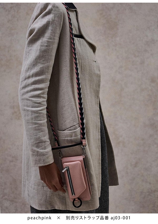 ajew エジュー ajew cadenas vertical zipphone case shoulder【マルチ対応サイズ】 ac2021003new