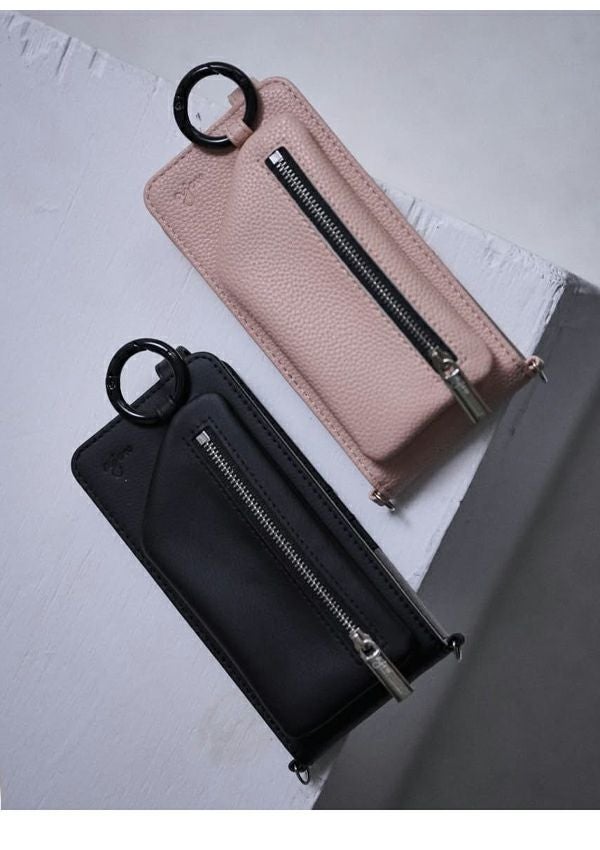 ajew エジュー ajew cadenas vertical zipphone case shoulder【マルチ対応サイズ】 ac2021003new