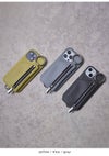  ajew エジュー ajew cadenas zipphone case shoulder【iPhone13シリーズ対応】 ac201900713