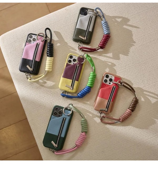 ajew エジュー ajew cadenas layer zipphone case shoulder【iPhone13シリーズ対応】 ac202000313