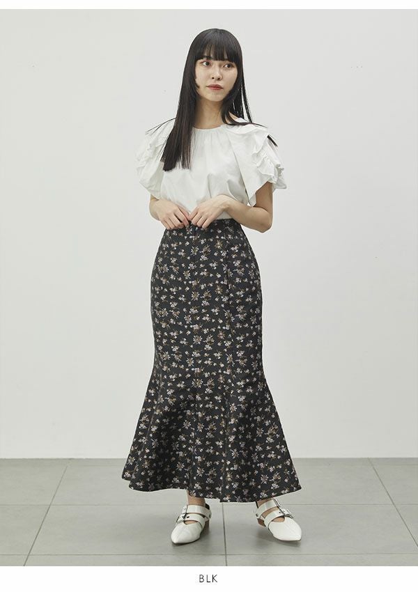 FURFUR ファーファー リトルフラワーマーメイドスカート rwfs221025