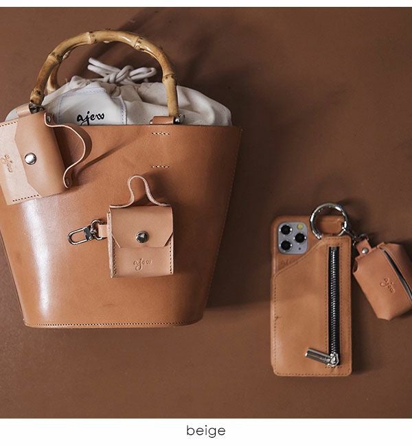 在庫限りSALE30%OFF】 エジュー ajew air pods Pro tote leather