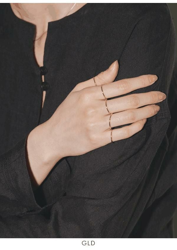 即納】TODAYFUL 2025springsummer トゥデイフル Thin Ring 5 Set