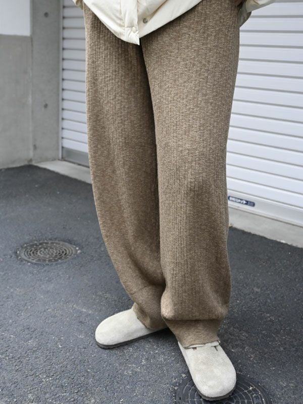 即納】 TODAYFUL トゥデイフル Easy Rib Knit Pants 12320708 | DOUBLE