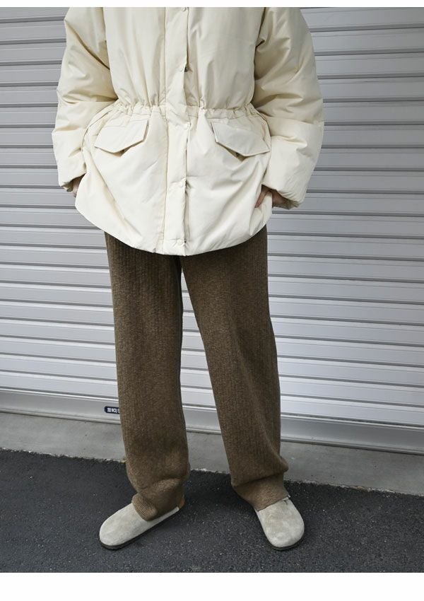 即納】 TODAYFUL トゥデイフル Easy Rib Knit Pants 12320708 | DOUBLE