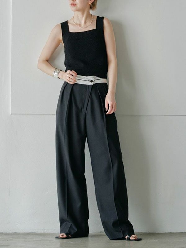 即納】トゥデイフル TODAYFUL Front Slanting Trousers フロントスラン
