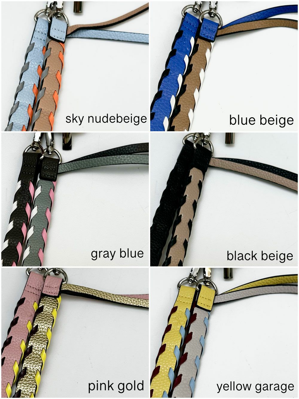 紐のみ】 エジュー ajew design color shoulder デザインカラー