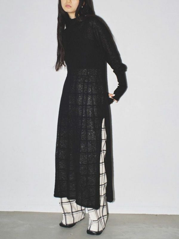 TODAYFUL トゥデイフル Sheer Mohair Knitdress 12410301