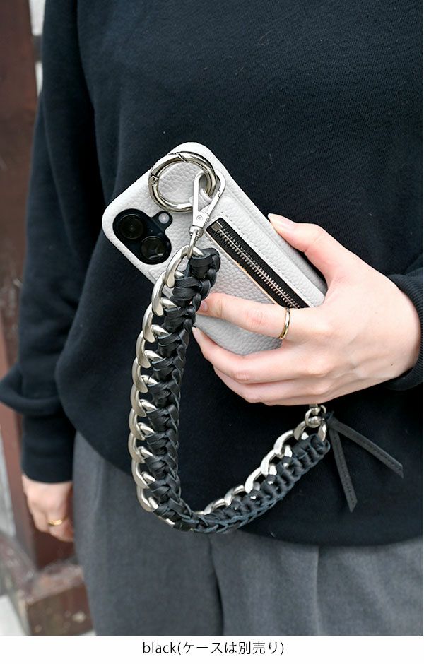 紐のみ】【即納】 エジュー ajew Tie chain shoulder ショルダー