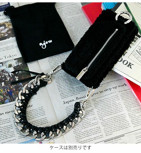 紐のみ】【即納】 エジュー ajew Tie chain shoulder ショルダー