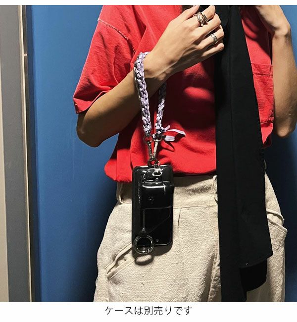 紐のみ】【即納】 エジュー ajew Tie chain shoulder ショルダー