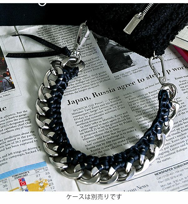 紐のみ】【即納】 エジュー ajew Tie chain shoulder ショルダー