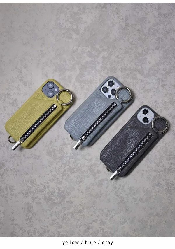 即納】【iPhone15ProMax対応】 エジュー ajew cadenas zipphone case