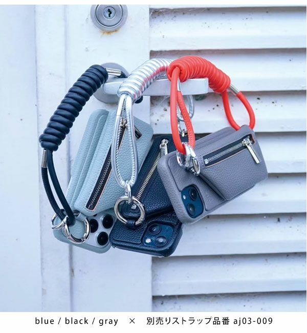 即納】【iPhone15ProMax対応】 エジュー ajew cadenas zipphone case 