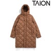 《即納》タイオンTAIONアウター23winterシティフードロングダウンジャケットミドル丈長袖防寒ユニセックス106coci