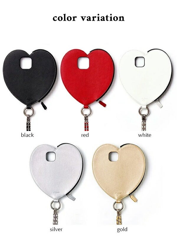 即納】【iPhone対応】 エジュー ajew dress HEART case shoulde ハート