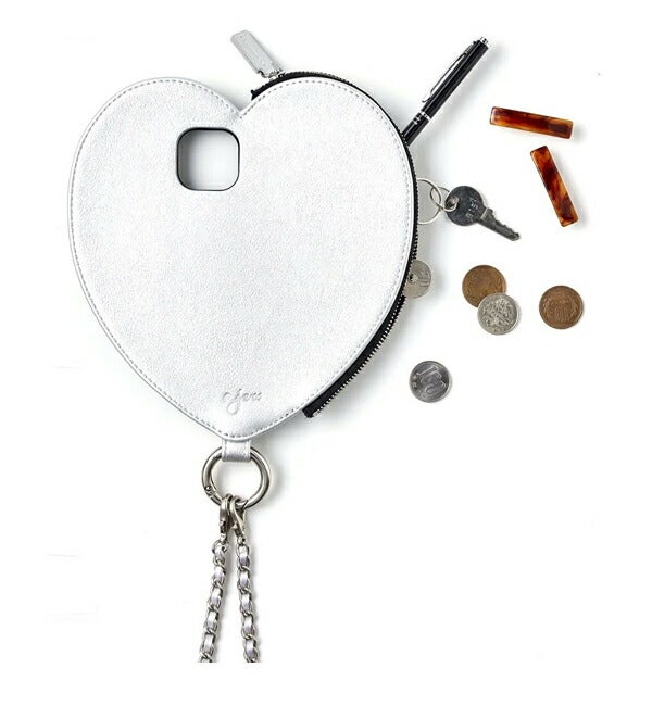即納】【iPhone対応】 エジュー ajew dress HEART case shoulde ハート