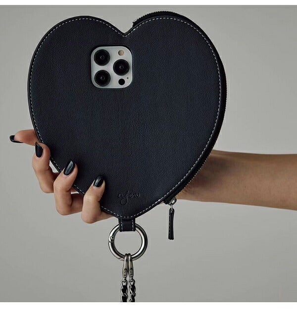 iPhone対応】 エジュー ajew dress HEART case shoulder 一部2月下旬