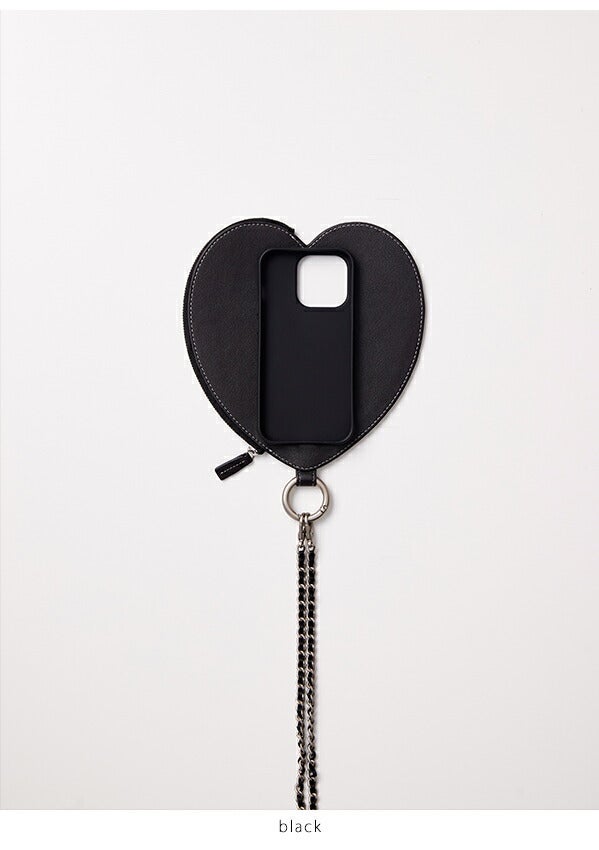 即納】【iPhone対応】 エジュー ajew dress HEART case shoulde ハート 