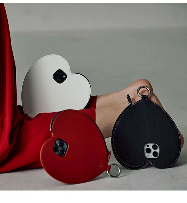 即納】【iPhone対応】 エジュー ajew dress HEART case shoulde ハート