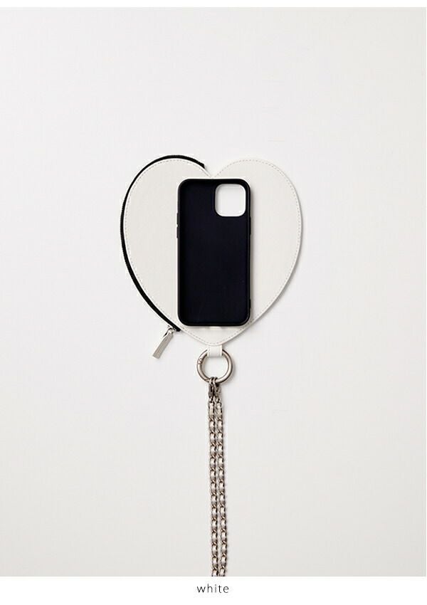 即納】【iPhone対応】 エジュー ajew dress HEART case shoulde ハート