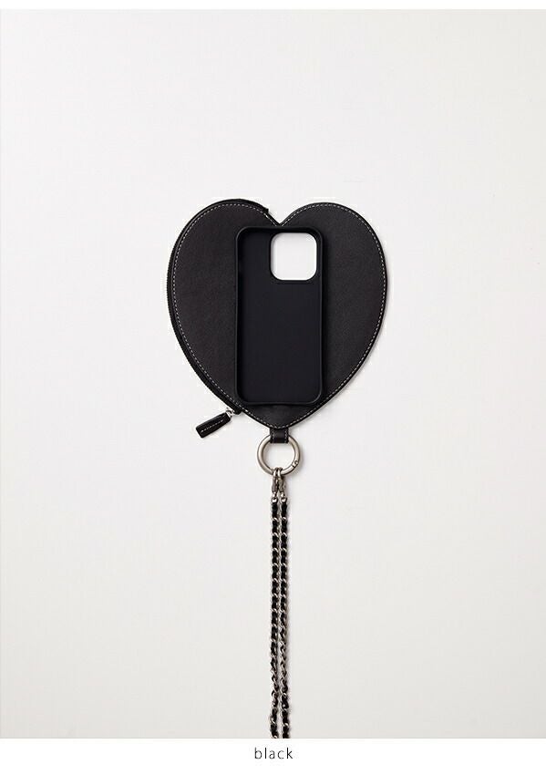 即納】【iPhone対応】 エジュー ajew dress HEART case shoulde ハート