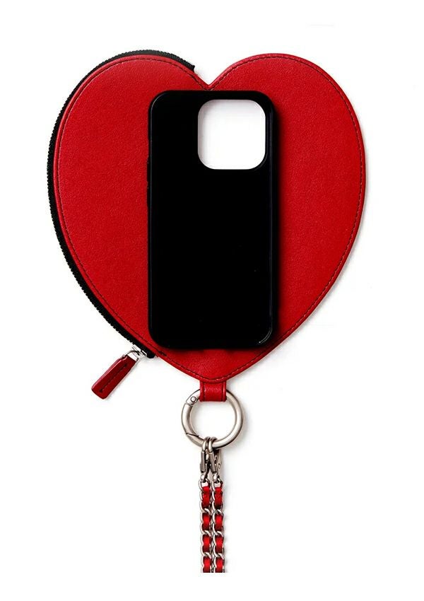 即納】【iPhone対応】 エジュー ajew dress HEART case shoulde ハート 