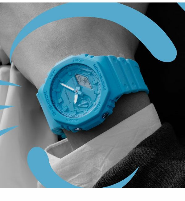 時計 G-SHOCK 111QGA21007A7 G-SHOCK BASIC 腕時計 メンズ Gショック 2100型 クォーツ ケース幅45mm