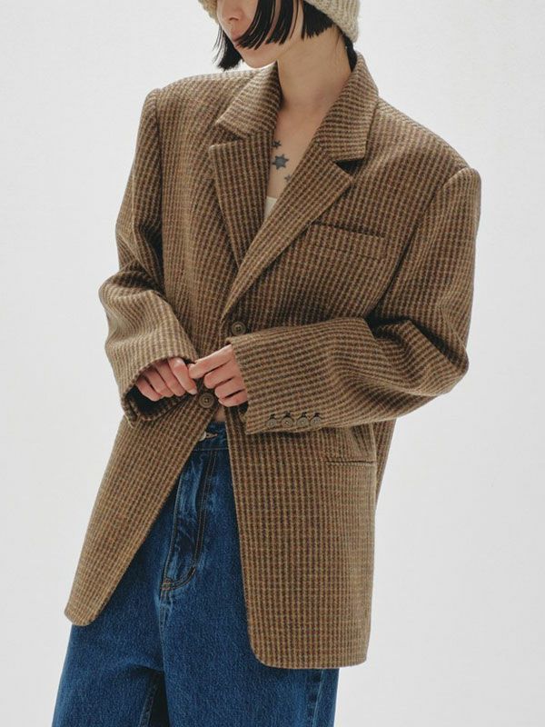 即納】トゥデイフル TODAYFUL 2025prefall アウター Wool100% Check