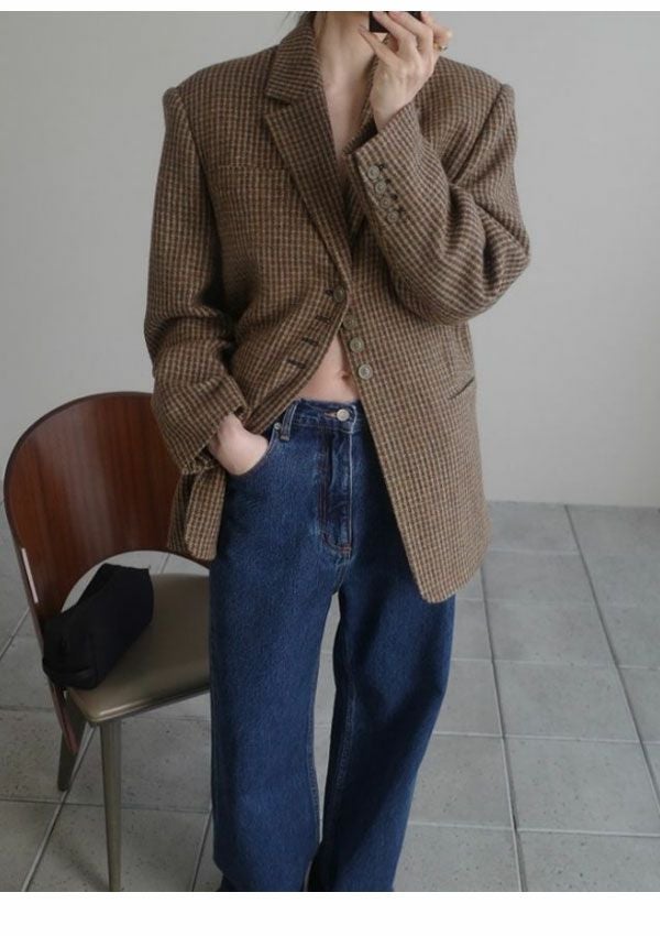 即納】トゥデイフル TODAYFUL 2025prefall アウター Wool100% Check