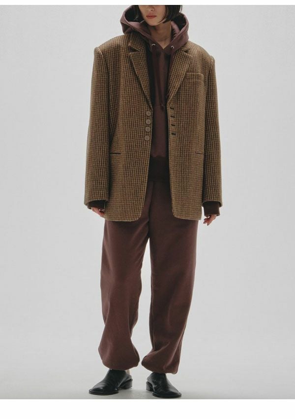 即納】トゥデイフル TODAYFUL 2025prefall アウター Wool100% Check