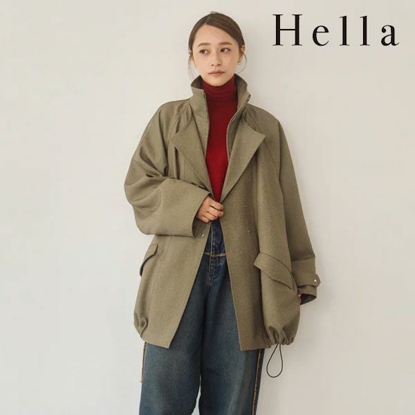 SALE40%OFF】【即納】ヘラ Hella 24秋冬 FRONT LAYERD COAT フロント