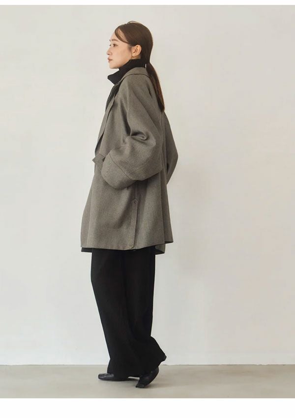 SALE40%OFF】【即納】ヘラ Hella 24秋冬 FRONT LAYERD COAT フロント