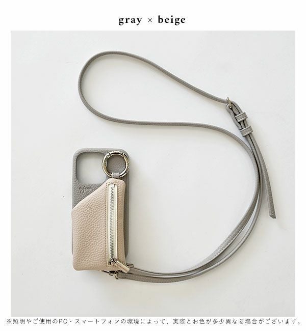 当店限定】【即納】 エジュー ajew cadenas zipphone case shoulder