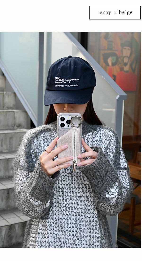 当店限定】【即納】 エジュー ajew cadenas zipphone case shoulder