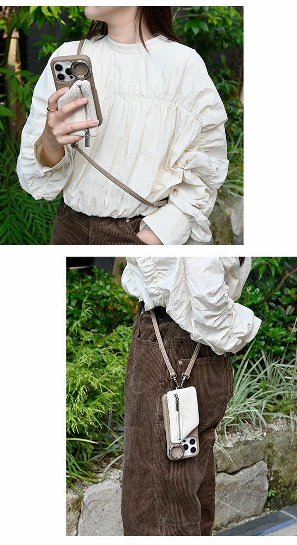 当店限定】【即納】 エジュー ajew cadenas zipphone case shoulder