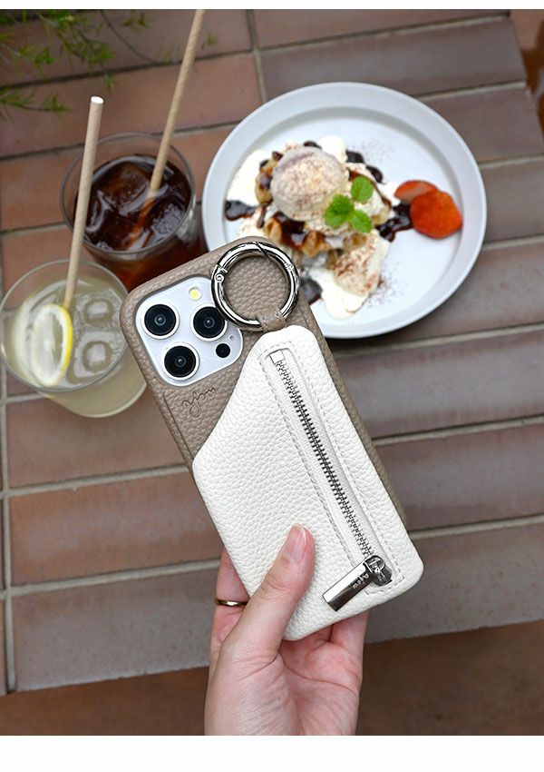 当店限定】【即納】 エジュー ajew cadenas zipphone case shoulder