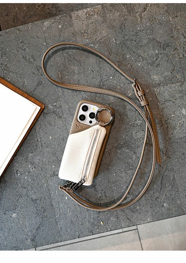 当店限定】【即納】 エジュー ajew cadenas zipphone case shoulder