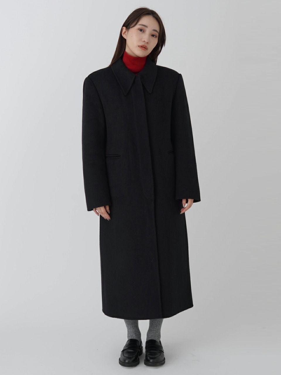 SALE40%OFF】【即納】ヘラ Hella 24秋冬 FRONT LAYERD COAT フロント