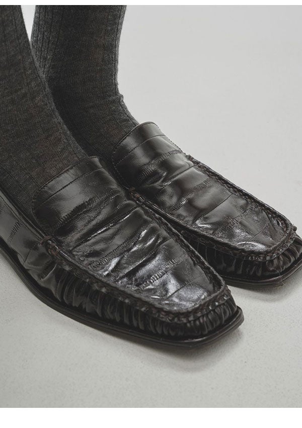 トゥデイフル TODAYFUL 2026springsummer 靴 Squaretoe Gather Loafers