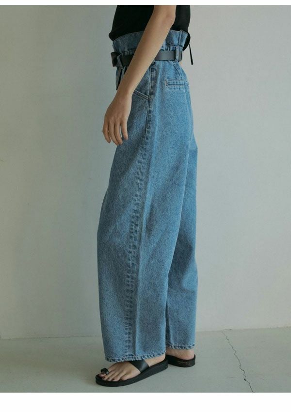 anuke アンヌークWaist Tuck Denim 36 アンヌーク anuke 2025FallWinter ボトムス Waist Tuck Denim 6月上旬