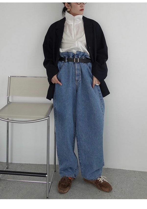 アンヌーク anuke 2025FallWinter ボトムス Waist Tuck Denim 6月上旬