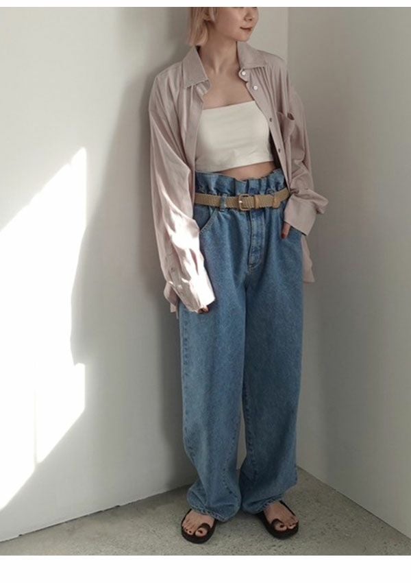 アンヌーク anuke 2025FallWinter ボトムス Waist Tuck Denim 6月上旬