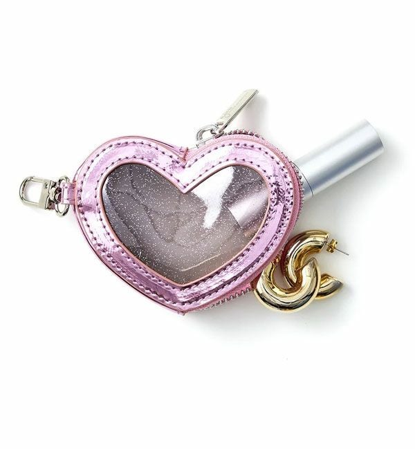 即納】 エジュー ajew PVC heart planet pouch ハート ポーチ 